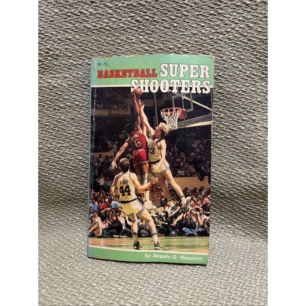 Vintage 1980s Basketball Super Shooters NBA Stars Book Larry Bird Earvin Johnson
